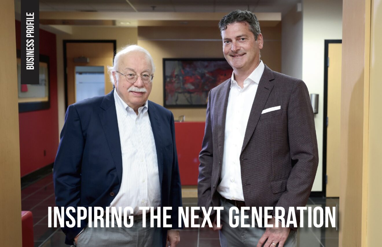 Tim Burt, left, founder of Cardinal Capital Management, and Andrew Stibbard, regional managing partner of MNP